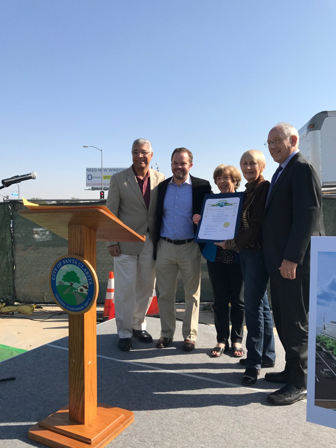 Newhall Crossings Breaks Ground! Pacific Empire Builders